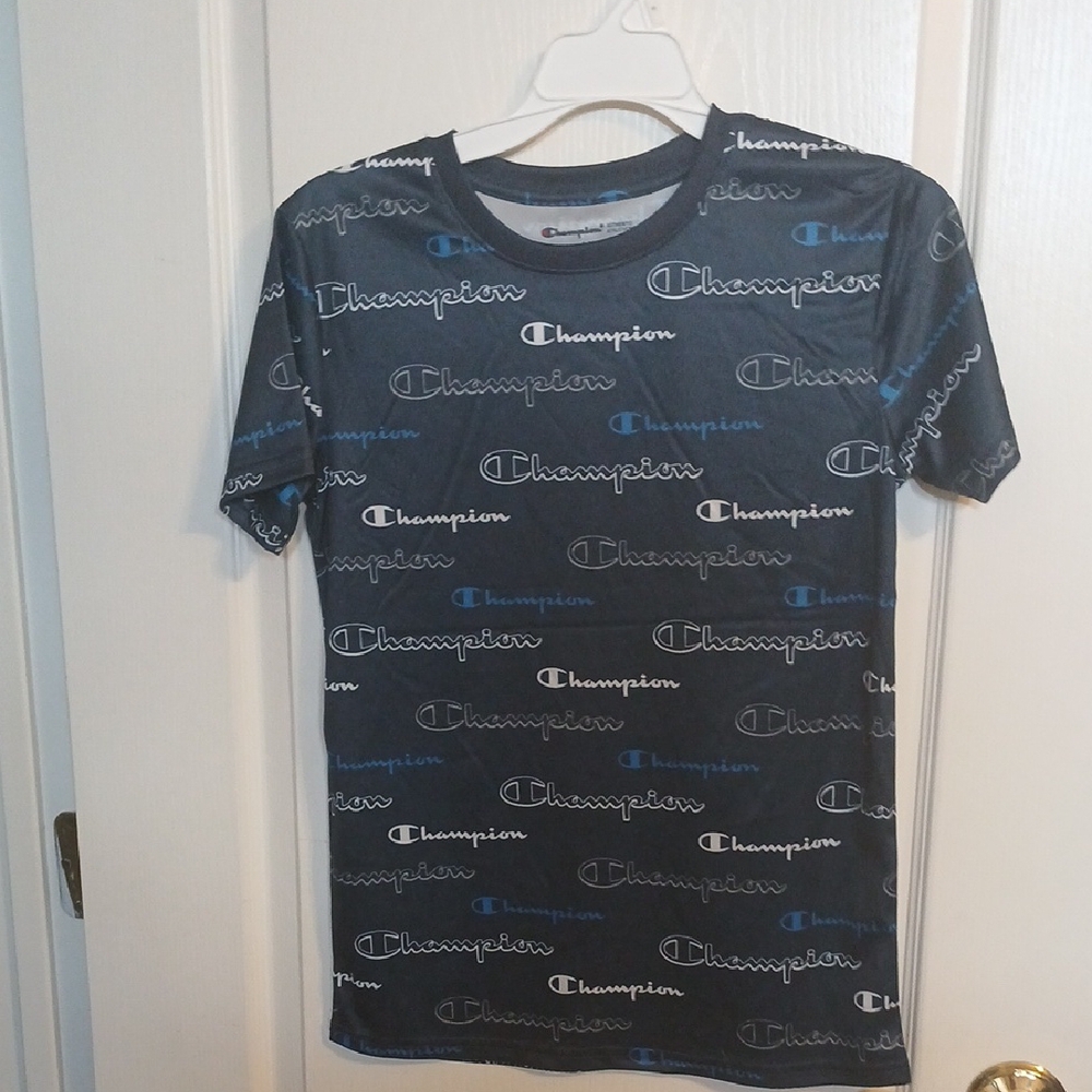 NWOT - Boys Champion Navy Blue Short Sleeve Tee Size 14/16